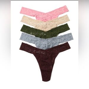 NWT Hanky Panky plus size original rise thong 5pack
